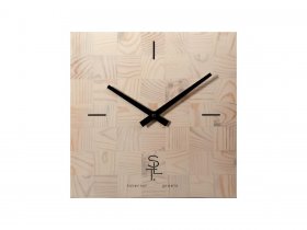 Часы настенные SLT 5196 CHESS WHITE WOOD в Ленинском - leninskij.mebel-nsk.ru | фото