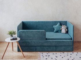 Диван-кровать Happy (бирюзовый) в Ленинском - leninskij.mebel-nsk.ru | фото
