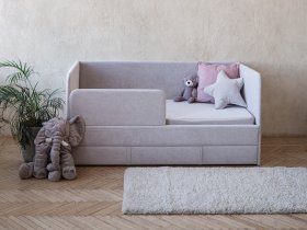 Диван-кровать Happy (светло-серый) в Ленинском - leninskij.mebel-nsk.ru | фото