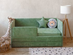 Диван-кровать Happy (зеленый) в Ленинском - leninskij.mebel-nsk.ru | фото