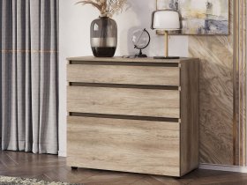 Комод КМ-01 Энигма (венге/дуб каньон) в Ленинском - leninskij.mebel-nsk.ru | фото