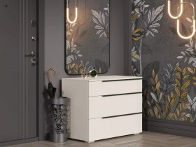 Комод с 3 ящиками Айри КМ-001 (кашемир) в Ленинском - leninskij.mebel-nsk.ru | фото