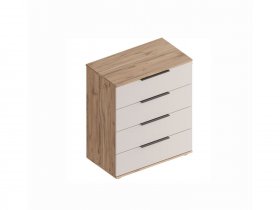 Комод с ящиками Сицилия (дуб альпийский/тефия) в Ленинском - leninskij.mebel-nsk.ru | фото