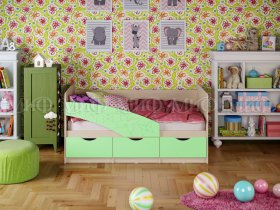 Кровать детская Бабочки 1,8 м в Ленинском - leninskij.mebel-nsk.ru | фото