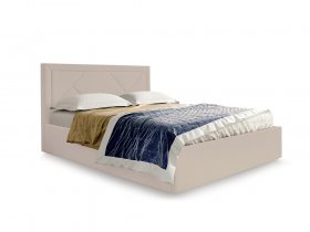 Кровать мягкая 1,6 Сиеста стандарт, вар.2 в Ленинском - leninskij.mebel-nsk.ru | фото