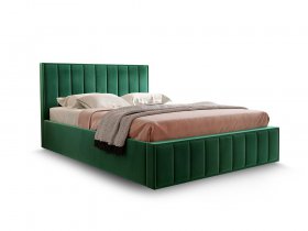 Кровать мягкая 1,6 Вена стандарт, вар.1 в Ленинском - leninskij.mebel-nsk.ru | фото
