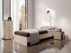 Кровать односпальная 0,9м Гиза в Ленинском - leninskij.mebel-nsk.ru | фото