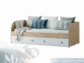 Кровать с ящиками Тренд КР-01 в Ленинском - leninskij.mebel-nsk.ru | фото