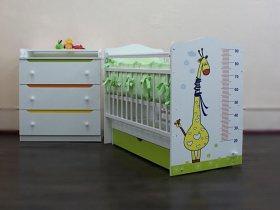 Кроватка детская Жираф с маятником в Ленинском - leninskij.mebel-nsk.ru | фото