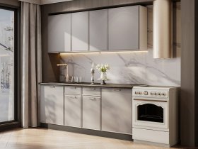 Кухонный гарнитур «Адель» 2,0м (нео) в Ленинском - leninskij.mebel-nsk.ru | фото