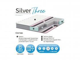 Матрас Silver Three в Ленинском - leninskij.mebel-nsk.ru | фото