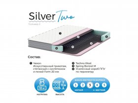 Матрас Silver Two в Ленинском - leninskij.mebel-nsk.ru | фото