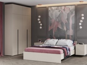 Модульная спальня Айри (кашемир) в Ленинском - leninskij.mebel-nsk.ru | фото