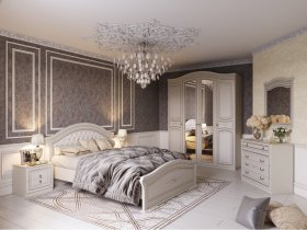 Модульная спальня Николь (Мебельград) в Ленинском - leninskij.mebel-nsk.ru | фото