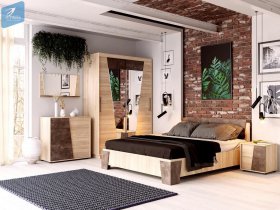 Модульная спальня Санремо в Ленинском - leninskij.mebel-nsk.ru | фото