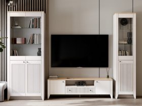 Модульная стенка Валенсия в Ленинском - leninskij.mebel-nsk.ru | фото