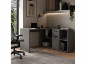 Стол письменный Лайт 03.245 (темно-серый) в Ленинском - leninskij.mebel-nsk.ru | фото
